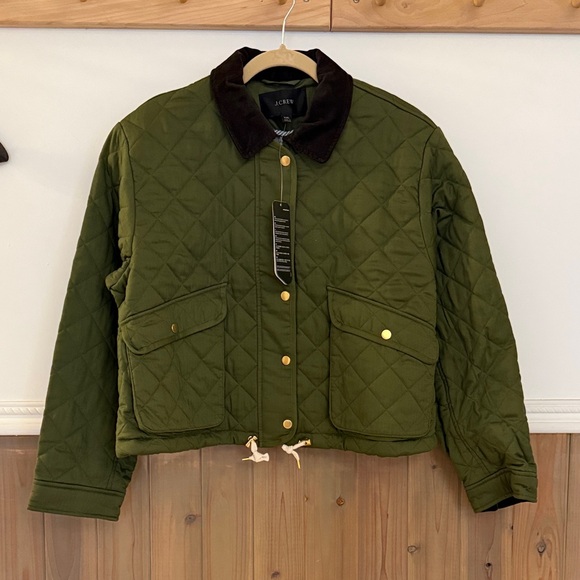 J. Crew Limited-edition cropped quilted Barn Jacket XXL new - Picture 4 of 11